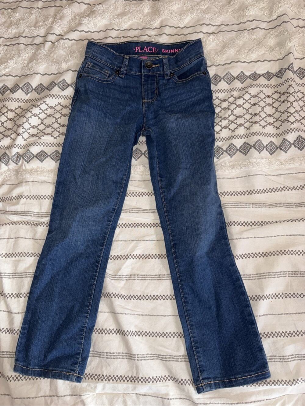 The Children's Place Girls Size 6 Denim Skinny Jeans EUC